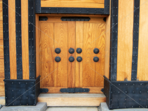 甲府城　鉄門　くろがねもん