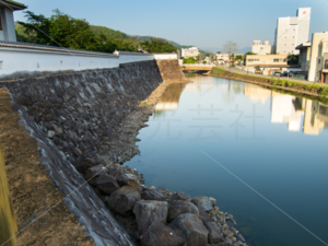 甲府城　堀　遊亀端