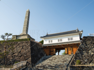 甲府城　鉄門　くろがねもん